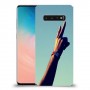 שלום בשבילך כיסוי מגן קשיח מעוצב ל Samsung Galaxy S10 יחידה אחת סקרין מובייל