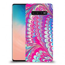 טווס סיפור כיסוי מגן קשיח מעוצב ל Samsung Galaxy S10 יחידה אחת סקרין מובייל
