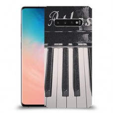 פסנתר Soul כיסוי מגן קשיח מעוצב ל Samsung Galaxy S10 יחידה אחת סקרין מובייל