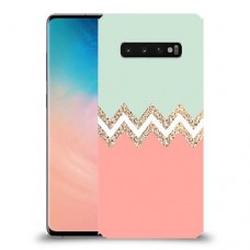 ורוד ירוק כיסוי מגן קשיח מעוצב ל Samsung Galaxy S10 יחידה אחת סקרין מובייל