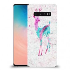 ורוד אייל כיסוי מגן קשיח מעוצב ל Samsung Galaxy S10 יחידה אחת סקרין מובייל