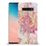 חמניות מוזרה סגולה כיסוי מגן קשיח מעוצב ל Samsung Galaxy S10 יחידה אחת סקרין מובייל