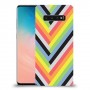 פסים קשת כיסוי מגן קשיח מעוצב ל Samsung Galaxy S10 יחידה אחת סקרין מובייל