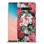 רוז אהבה כיסוי מגן קשיח מעוצב ל Samsung Galaxy S10 יחידה אחת סקרין מובייל