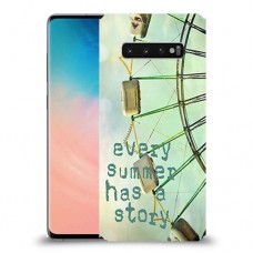 קיץ יש סיפור כיסוי מגן קשיח מעוצב ל Samsung Galaxy S10 יחידה אחת סקרין מובייל