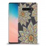 חמניות בשחור כיסוי מגן קשיח מעוצב ל Samsung Galaxy S10 יחידה אחת סקרין מובייל
