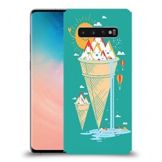 גלידה סאני כיסוי מגן קשיח מעוצב ל Samsung Galaxy S10 יחידה אחת סקרין מובייל