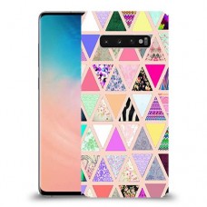 משולש הנאה כיסוי מגן קשיח מעוצב ל Samsung Galaxy S10 יחידה אחת סקרין מובייל