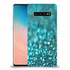 טורקיז יהלומים כיסוי מגן קשיח מעוצב ל Samsung Galaxy S10 יחידה אחת סקרין מובייל
