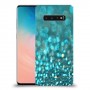 טורקיז יהלומים כיסוי מגן קשיח מעוצב ל Samsung Galaxy S10 יחידה אחת סקרין מובייל