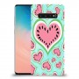 אבטיח אהבה כיסוי מגן קשיח מעוצב ל Samsung Galaxy S10 יחידה אחת סקרין מובייל