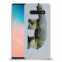 דוב לבן כיסוי מגן קשיח מעוצב ל Samsung Galaxy S10 יחידה אחת סקרין מובייל