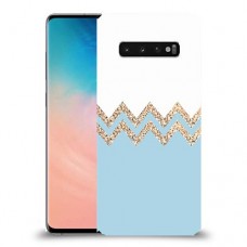 לבן כחול כיסוי מגן קשיח מעוצב ל Samsung Galaxy S10 יחידה אחת סקרין מובייל