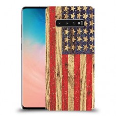 עץ ארצות הברית כיסוי מגן קשיח מעוצב ל Samsung Galaxy S10 יחידה אחת סקרין מובייל