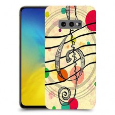 מוסיקה היא החיים שלי כיסוי מגן קשיח מעוצב ל Samsung Galaxy S10e יחידה אחת סקרין מובייל