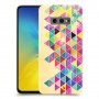 ניאון רומבי כיסוי מגן קשיח מעוצב ל Samsung Galaxy S10e יחידה אחת סקרין מובייל