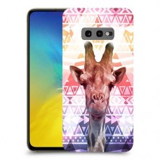 ג'ירפה נחמד כיסוי מגן קשיח מעוצב ל Samsung Galaxy S10e יחידה אחת סקרין מובייל