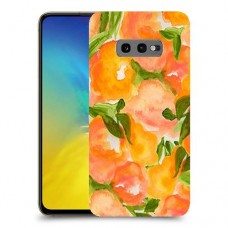 אפרסקים כתומים כיסוי מגן קשיח מעוצב ל Samsung Galaxy S10e יחידה אחת סקרין מובייל