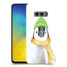 פינגווין בקור כיסוי מגן קשיח מעוצב ל Samsung Galaxy S10e יחידה אחת סקרין מובייל