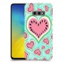 אבטיח אהבה כיסוי מגן קשיח מעוצב ל Samsung Galaxy S10e יחידה אחת סקרין מובייל