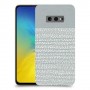 נקודות לבנות אפור כיסוי מגן קשיח מעוצב ל Samsung Galaxy S10e יחידה אחת סקרין מובייל