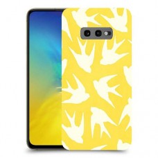 צהוב ציפור החיים כיסוי מגן קשיח מעוצב ל Samsung Galaxy S10e יחידה אחת סקרין מובייל