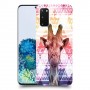 ג'ירפה נחמד כיסוי מגן קשיח מעוצב ל Samsung Galaxy S20 5G יחידה אחת סקרין מובייל