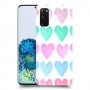 לבבות פסטל כיסוי מגן קשיח מעוצב ל Samsung Galaxy S20 5G יחידה אחת סקרין מובייל