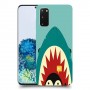 פינגווין בכריש כיסוי מגן קשיח מעוצב ל Samsung Galaxy S20 5G יחידה אחת סקרין מובייל