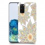 חמניות בלבן כיסוי מגן קשיח מעוצב ל Samsung Galaxy S20 5G יחידה אחת סקרין מובייל