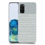 נקודות לבנות אפור כיסוי מגן קשיח מעוצב ל Samsung Galaxy S20 5G יחידה אחת סקרין מובייל