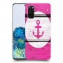 עוגן ורוד מעץ כיסוי מגן קשיח מעוצב ל Samsung Galaxy S20 5G יחידה אחת סקרין מובייל