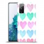 לבבות פסטל כיסוי מגן קשיח מעוצב ל Samsung Galaxy S20 FE 5G יחידה אחת סקרין מובייל