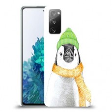 פינגווין בקור כיסוי מגן קשיח מעוצב ל Samsung Galaxy S20 FE 5G יחידה אחת סקרין מובייל