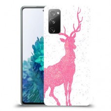 צבי ורוד כיסוי מגן קשיח מעוצב ל Samsung Galaxy S20 FE 5G יחידה אחת סקרין מובייל