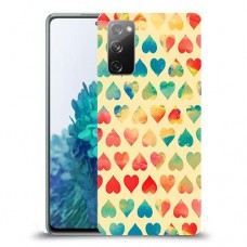 לבבות קשת כיסוי מגן קשיח מעוצב ל Samsung Galaxy S20 FE 5G יחידה אחת סקרין מובייל