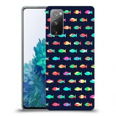 קשת בדגים כיסוי מגן קשיח מעוצב ל Samsung Galaxy S20 FE 5G יחידה אחת סקרין מובייל