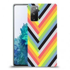 פסים קשת כיסוי מגן קשיח מעוצב ל Samsung Galaxy S20 FE 5G יחידה אחת סקרין מובייל