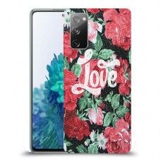 רוז אהבה כיסוי מגן קשיח מעוצב ל Samsung Galaxy S20 FE 5G יחידה אחת סקרין מובייל