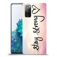 הישאר חזק כיסוי מגן קשיח מעוצב ל Samsung Galaxy S20 FE 5G יחידה אחת סקרין מובייל