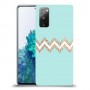 פסים בירוק כיסוי מגן קשיח מעוצב ל Samsung Galaxy S20 FE 5G יחידה אחת סקרין מובייל