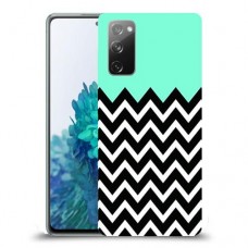 פסים במנטה כיסוי מגן קשיח מעוצב ל Samsung Galaxy S20 FE 5G יחידה אחת סקרין מובייל