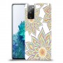 חמניות בלבן כיסוי מגן קשיח מעוצב ל Samsung Galaxy S20 FE 5G יחידה אחת סקרין מובייל