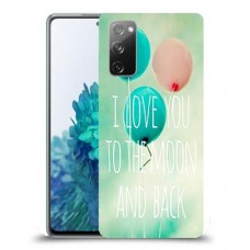 עד הירח ובחזרה כיסוי מגן קשיח מעוצב ל Samsung Galaxy S20 FE 5G יחידה אחת סקרין מובייל