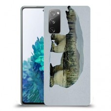 דוב לבן כיסוי מגן קשיח מעוצב ל Samsung Galaxy S20 FE 5G יחידה אחת סקרין מובייל