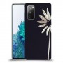 פרח לבן כיסוי מגן קשיח מעוצב ל Samsung Galaxy S20 FE 5G יחידה אחת סקרין מובייל