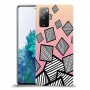 זאברה ריבועים כיסוי מגן קשיח מעוצב ל Samsung Galaxy S20 FE 5G יחידה אחת סקרין מובייל