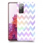 גיאומטריה פסטל כיסוי מגן קשיח מעוצב ל Samsung Galaxy S20 FE יחידה אחת סקרין מובייל