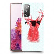 אדג אדום במשקפיים כיסוי מגן קשיח מעוצב ל Samsung Galaxy S20 FE יחידה אחת סקרין מובייל