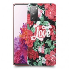 רוז אהבה כיסוי מגן קשיח מעוצב ל Samsung Galaxy S20 FE יחידה אחת סקרין מובייל